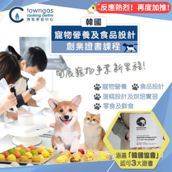 (實習班)  - 韓國寵物營養及食品設計創業證書課程 