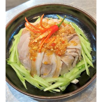 (實習班) Mia HT - 蒜泥白肉拌青瓜 + 芝士焗石斑魚塊