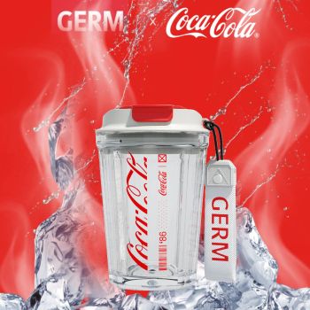 GERM x Coca-Cola 可口可樂聯名款潮酷水杯 (冰透白)