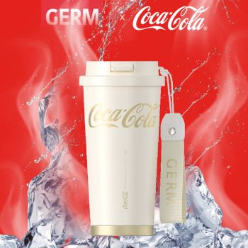 GERM x Coca-Cola 可口可樂聯名款閃耀保溫杯 (奶霜白)