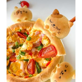 (實習班)  - 蜜兒廚房 -兒童暑期班：可愛小貓咪披薩