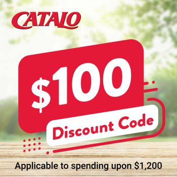 CATALO - $100 優惠碼 【2024年3月31日或之前使用】