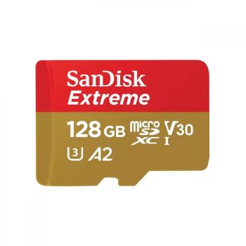 SanDisk - Extreme MicroSD 128GB UHS-I 190MB/R 90MB/W 記憶卡 (SDSQXAA-128G-GN6MN)