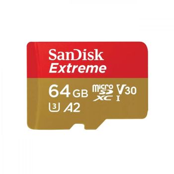 SanDisk - Extreme MicroSD 64GB UHS-I 170MB/R 80MB/W 記憶卡 手機遊戲專用(SDSQXAH-064G-GN6GN)
