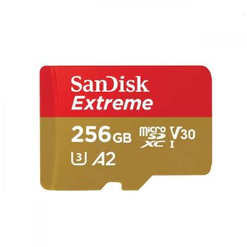 SanDisk - Extreme MicroSD 256GB UHS-I 190MB/R 130MB/W 記憶卡 手機遊戲專用 (SDSQXAV-256G-GN6GN )