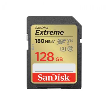 SanDisk - Extreme SDXC 128GB UHS-I 180MB/R 90MB/W 記憶卡 (SDSDXVA-128G-GNCIN)