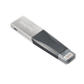 SanDisk - iXpand Mini 128GB Flash Drive Apple 專用隨身碟 (灰色) (SDIX40N-128G-GN6NE)