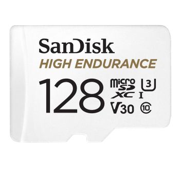 SanDisk - High Endurance MicroSD 128GB UHS-I 100M / 40MB 高耐久視頻記憶卡 (SDSQQNR-128G-GN6IA)