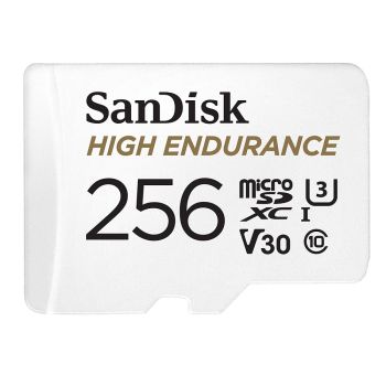 SanDisk - High Endurance MicroSD 256GB UHS-I 100M / 40MB 高耐久視頻記憶卡 (SDSQQNR-256G-GN6IA)