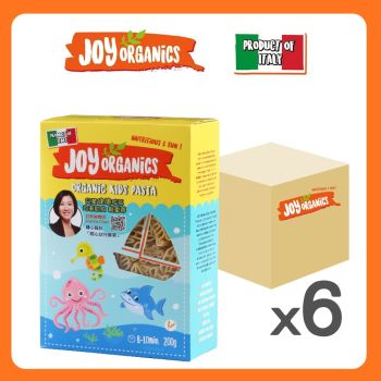 Joy Organics - 有機卡通意粉 200g 海洋 - 全麥 x 6盒