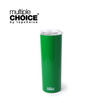 Multiplechoice - 綠色 - 600ml不銹鋼陶瓷保溫杯連蓋