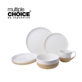 Multiplechoice - Artisan Linen 10件色釉圓型餐具