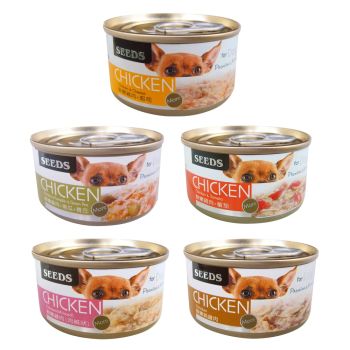SEEDS - Chicken犬用全天然雞肉罐 (70g) x 24罐
