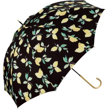 WPC - 檸檬香氣系列長雨傘 - 黑