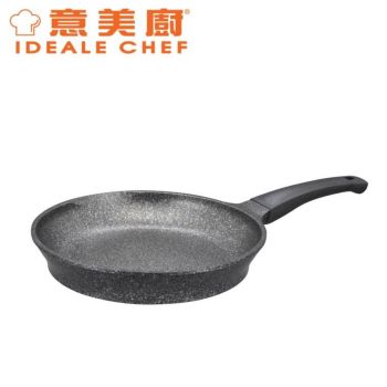 意美廚 - 韓國製 SELECTED 26CM鋼化鑄鋁大理石紋易潔單柄煎鍋