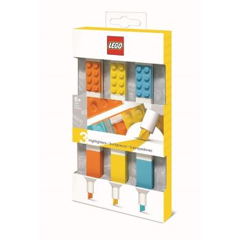 LEGO - 積木螢光筆 (3支裝)