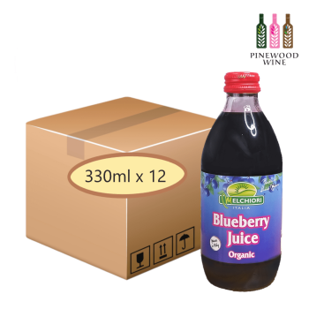 意大利 梅基利蘋果園 - [原箱] 有機冷榨藍莓汁 [330ml x 12]