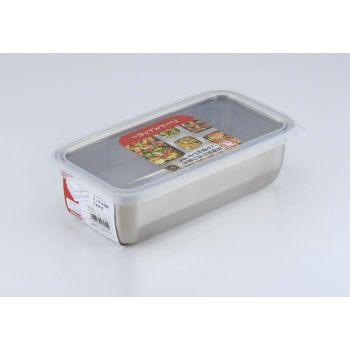 G Cook - 不銹鋼 食物盒 (有蓋) - 1170ml (size: 長)