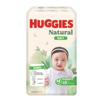 Huggies - 天然透氣紙尿片中碼48片