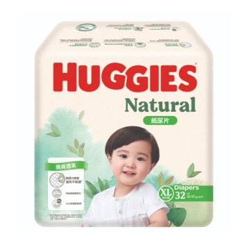 Huggies - 天然透氣紙尿片加大碼32片