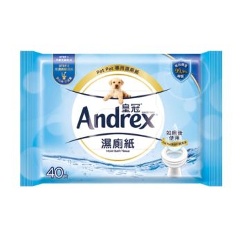 Andrex - 濕廁紙40片補充裝