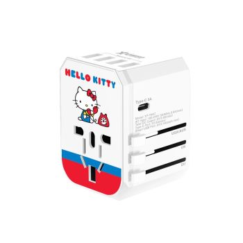 XPower - Hello Kitty 28W Type-C+USB旅行充電轉插