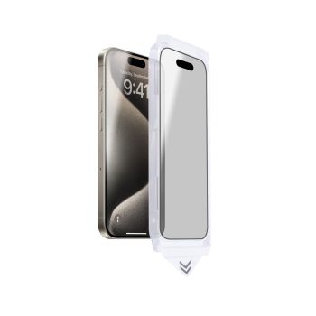 XPower - (高清)iPhone 15 9H二次強化鋁矽鋼化玻璃保護貼