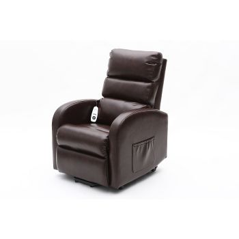 愛意達 - Ecclesfield系列可升降電動臥椅（小型）- 深棕色