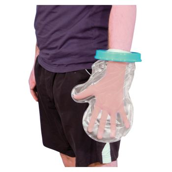 愛意達 - 沐浴防水保護手套 - 成人手掌款 - 三件裝
