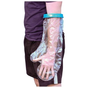 愛意達 - 沐浴防水保護手套 - 成人前臂 - 三件裝