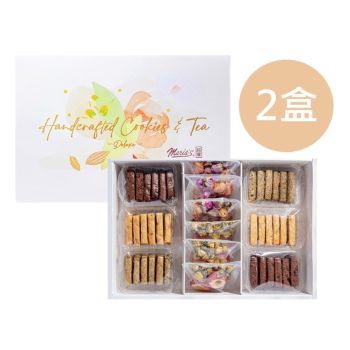 超羣餅店 - 手工曲奇•茗茶尊貴禮盒 2盒