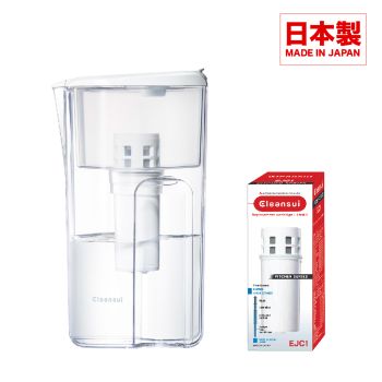 三菱 Cleansui - EJ103 濾水壺 1.4L 一壺兩芯 EJC1 套裝