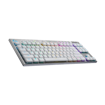 Logitech - G913 TKL LIGHTSPEED 無線 RGB 機械電競鍵盤 (觸感軸) - 白色
