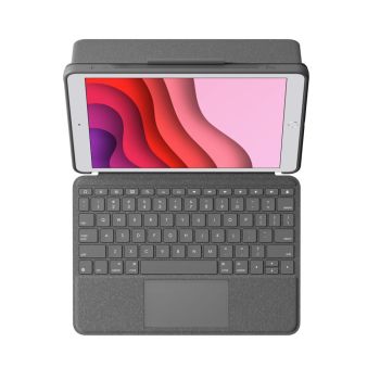 Logitech - Combo Touch 鍵盤保護殼 (iPad 第7代-第9代適用)