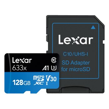 Lexar - MICROSDXC™ 633X 128GB 連SD卡轉接器【原廠行貨】