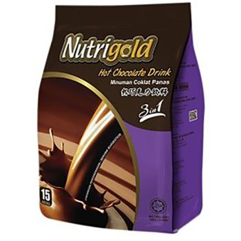 Nutrigold - 諾思樂 3合1 即沖特濃巧克力飲料 30gx15包 (馬來西亞製造)