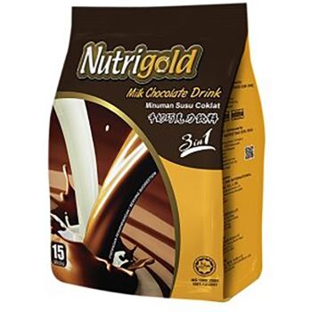 Nutrigold - 諾思樂 3合1 即沖牛奶巧克力飲料 30gx15包 (馬來西亞製造)