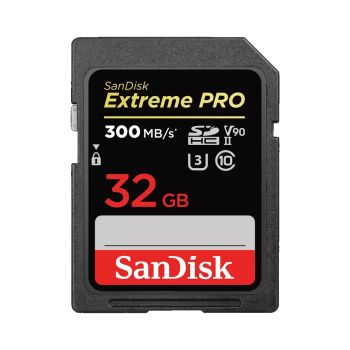 SanDisk - Extreme PRO SDHC UHS-II 300MB/s 記憶卡 (SDSDXDK)