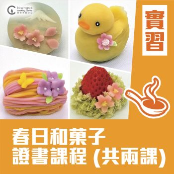 (Please Refer to Chinese) (Onsite Practical) Eva Chau - 春日和菓子證書課程 (共兩課)