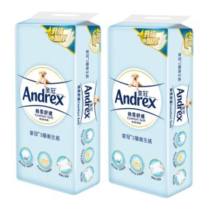 Andrex - [2件優惠裝] 皇冠3層棉柔舒適衛生紙10卷裝