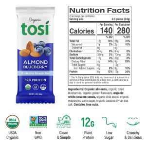 Tosi - 有機杏仁藍莓脆果粑68g
