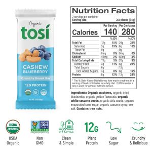 Tosi - 有機腰果藍莓脆果粑68g