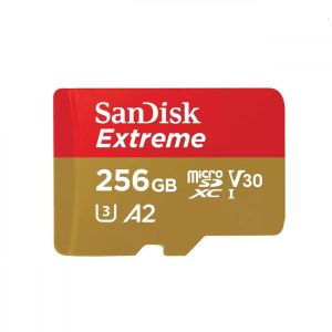 SanDisk - Extreme MicroSD 256GB UHS-I 190MB/R 130MB/W 記憶卡 手機遊戲專用 (SDSQXAV-256G-GN6GN )