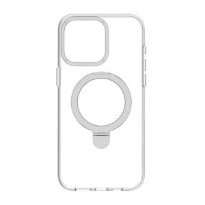 MOMAX - iPhone 15 Flip Magnetic Case 磁吸指環透明保護殼 MAAP23