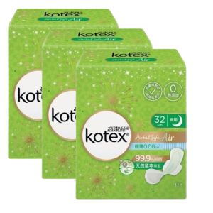 Kotex - [3件優惠裝] 極緻綿柔 AIR極薄 日夜用 28CM 14片裝