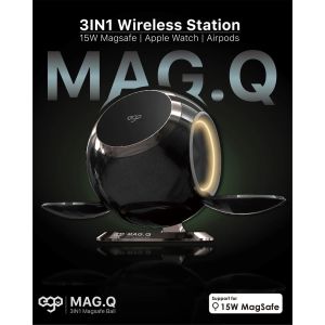 EGO - Mag.Q @ 3in1 15W Magsafe充電座