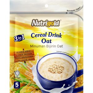 Nutrigold - 諾思樂 3合1 即沖燕麥片 28g x 5包 (馬來西亞製造)