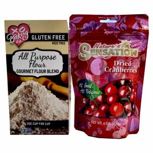 健康精選優惠 1 - 天然之選 - 紅莓乾170克 + 無麩質多用途麵粉595克